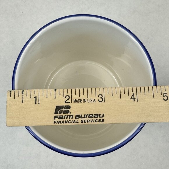 Hand-Painted Ceramic Snowman Christmas Tree Jar Candle Holder with Shade Blue Lg - Picture 10 of 13